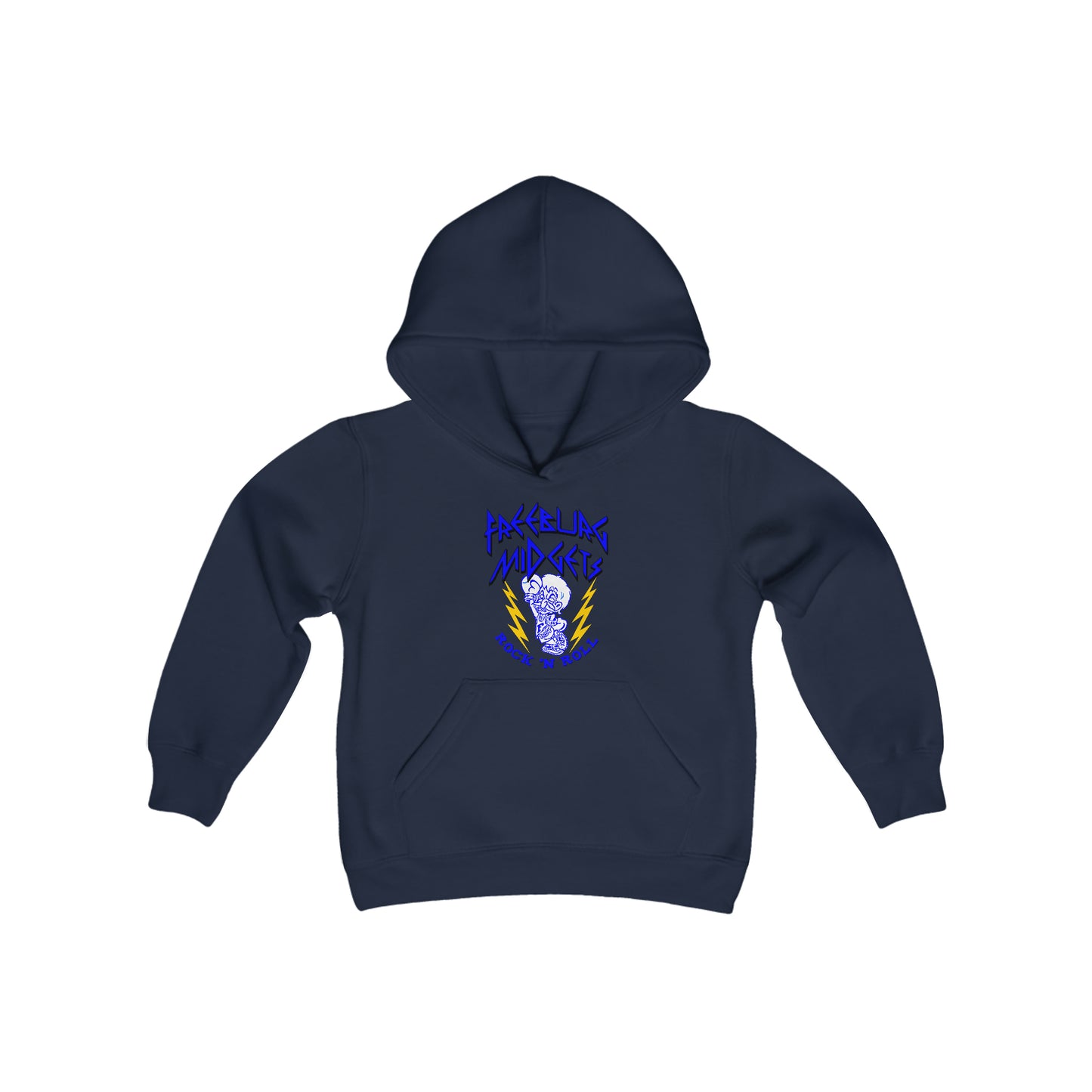 YOUTH - Freeburg Midgets Rock and Roll Youth Heavy Blend Hooded Sweatshirt