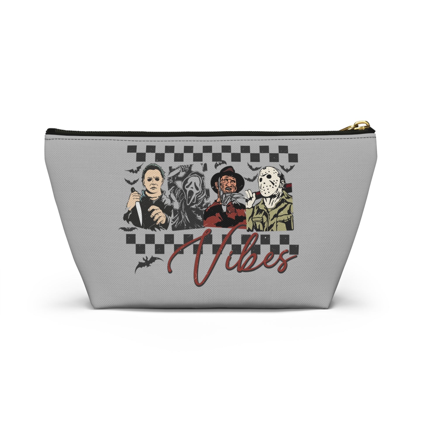 Halloween Horror Movie Vibes Accessory Pouch w T-bottom