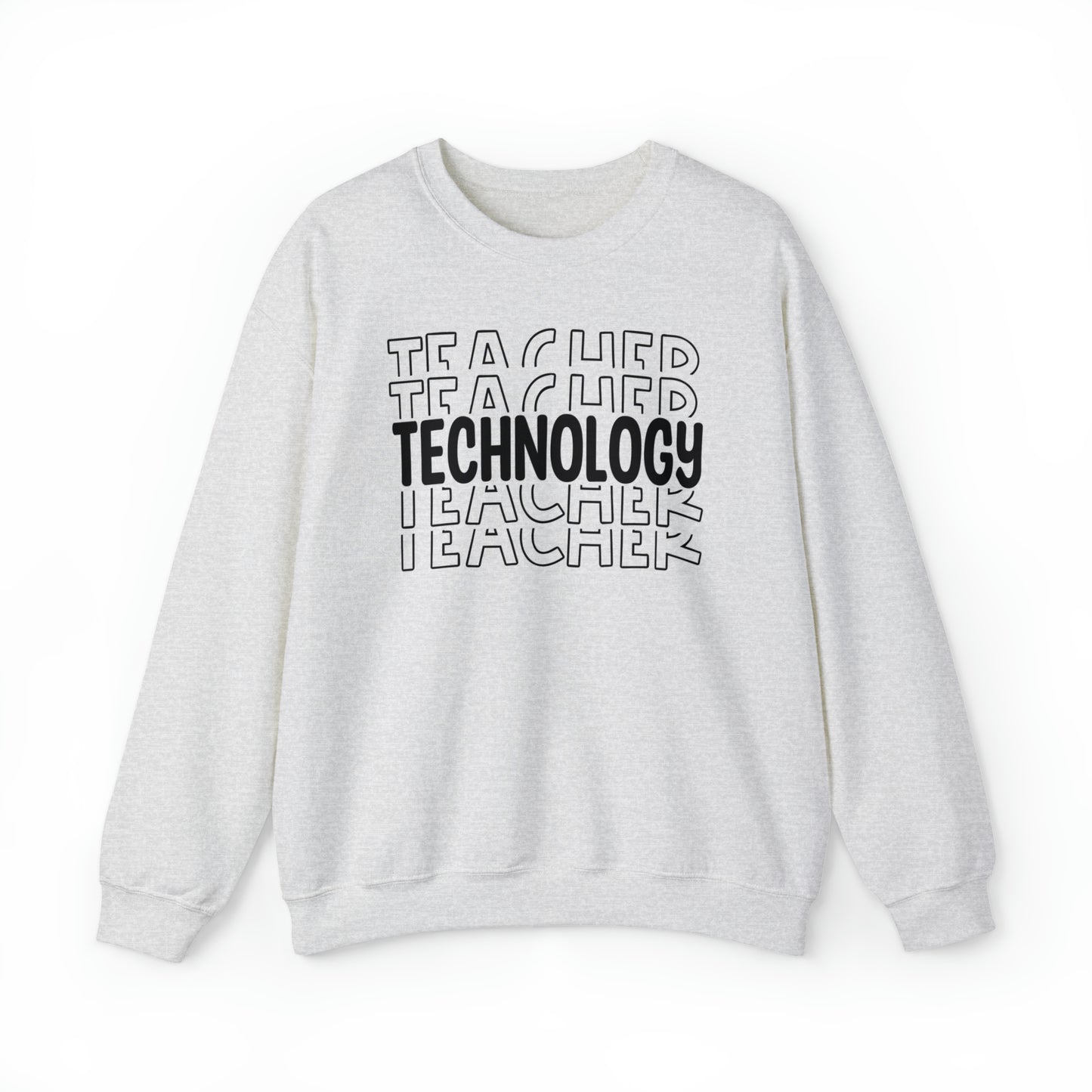 Technology Teacher Lined Heavyweight Crewneck Sweatshirt