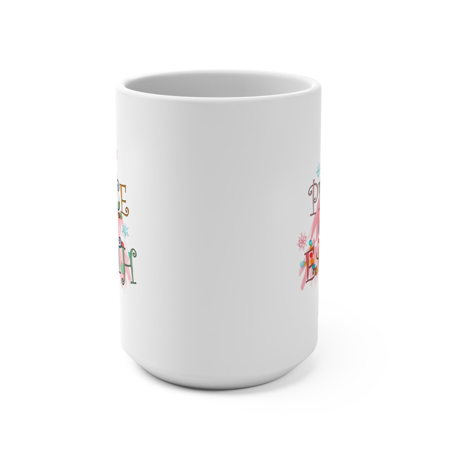 Peace on Earth Christmas/ Holiday Mug 15oz