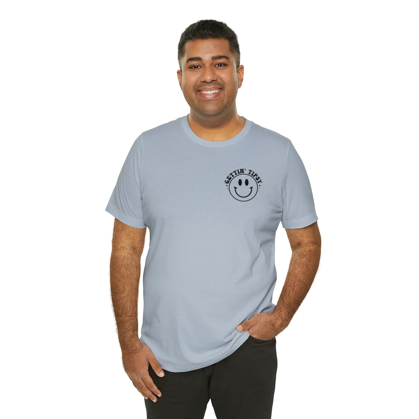 "Errbody in the Lake Gettin' Tipsy" (Front and Back Design) Unisex Jersey Short Sleeve Tee