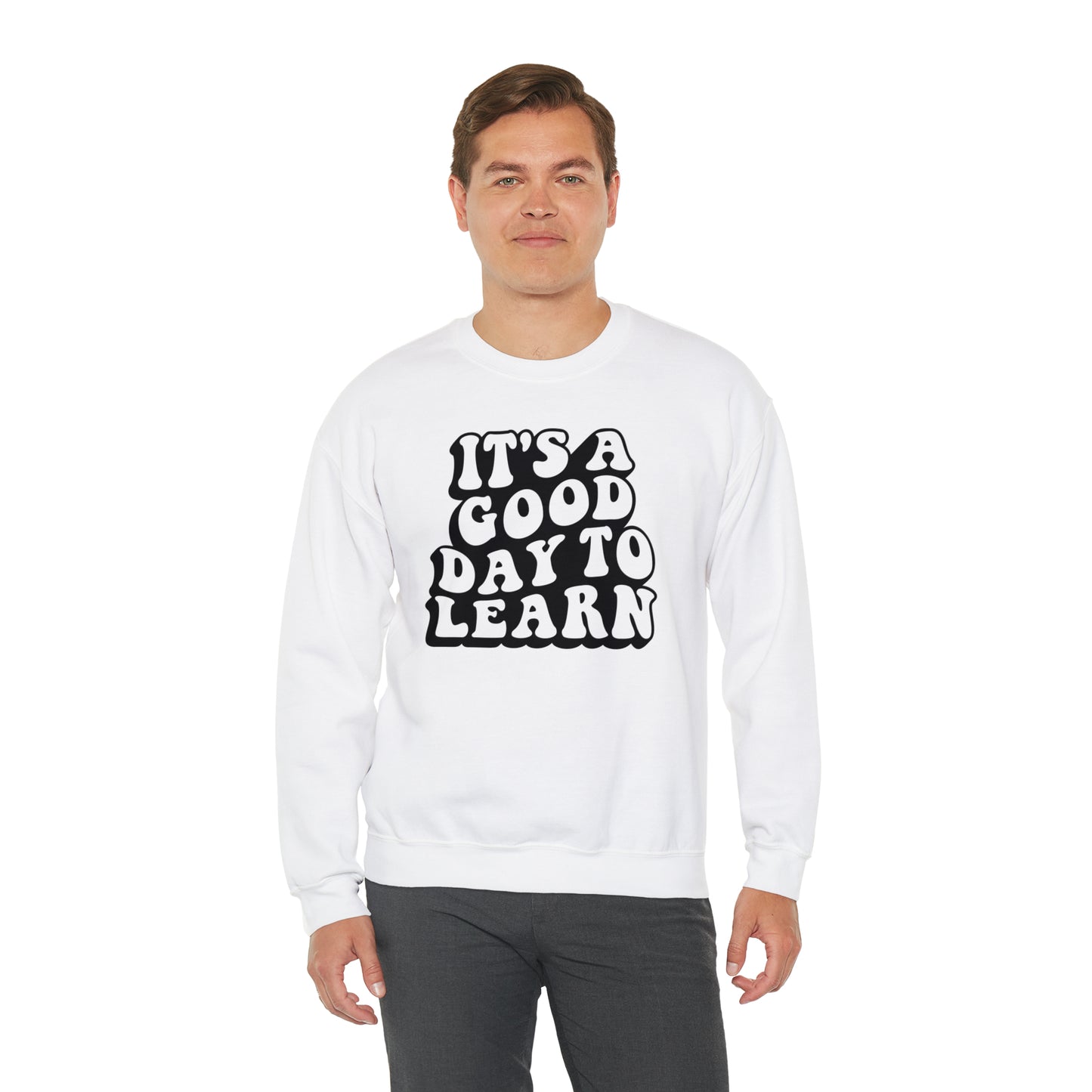 It's a Good Day to Learn Unisex Heavy Blend™ Crewneck Sweatshirt