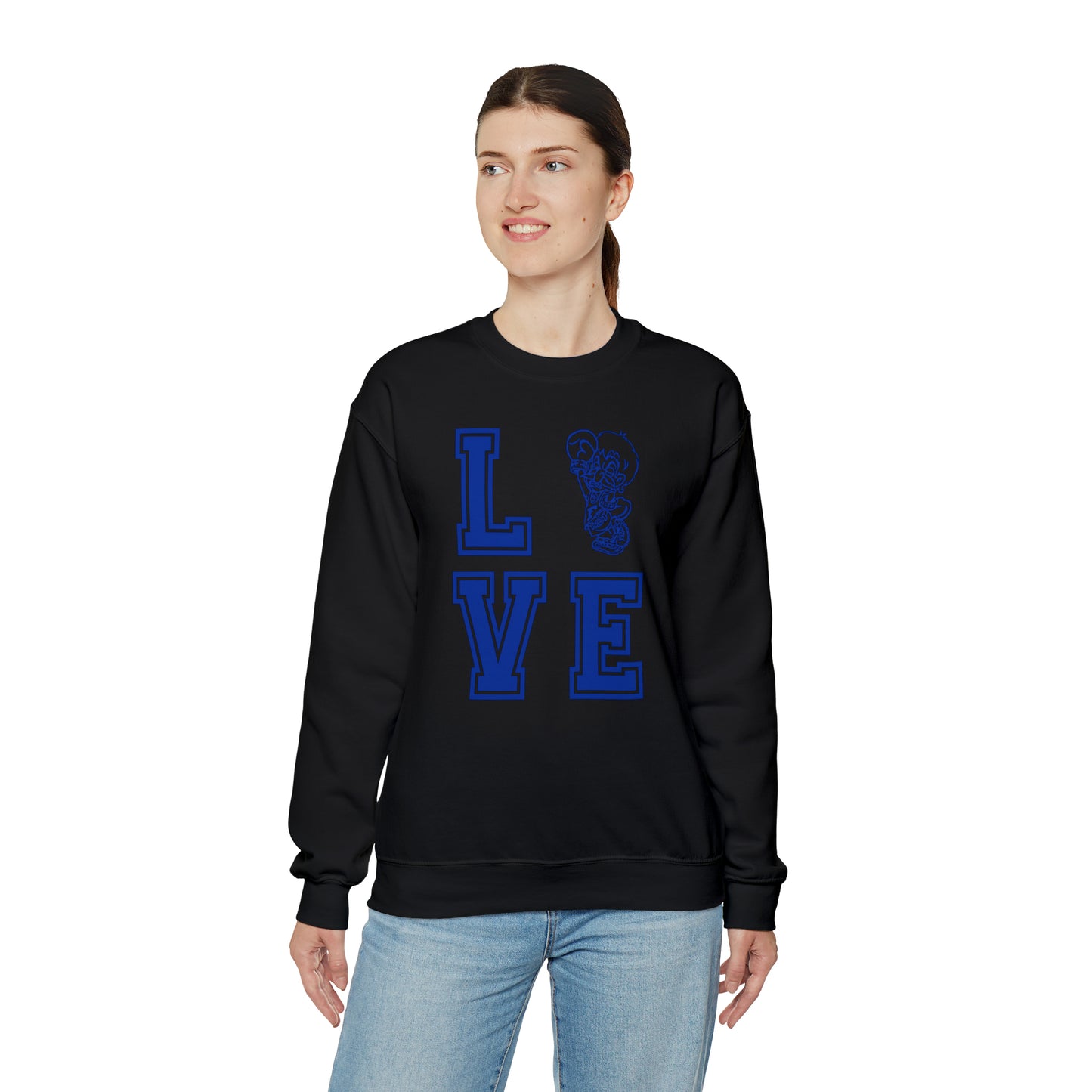 "Love Freeburg Midgets" Unisex Heavy Blend™ Crewneck Sweatshirt