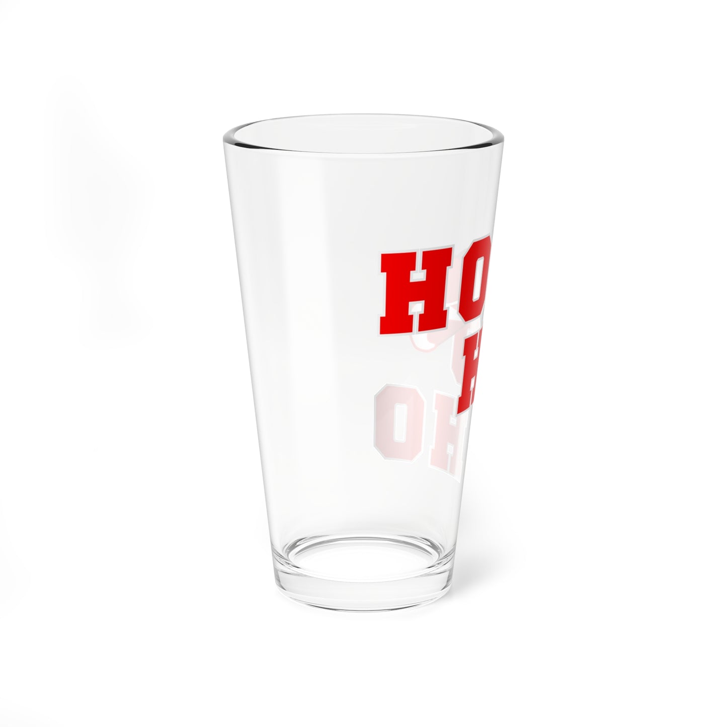 Ho Ho Ho Country Christmas Holiday Mixing Glass, 16oz