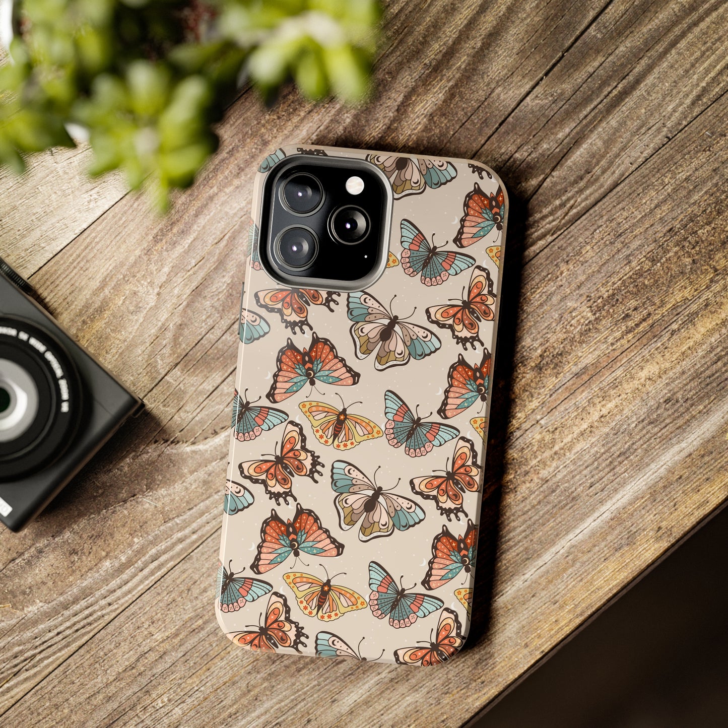 Butterfly Brown Tough Phone Cases
