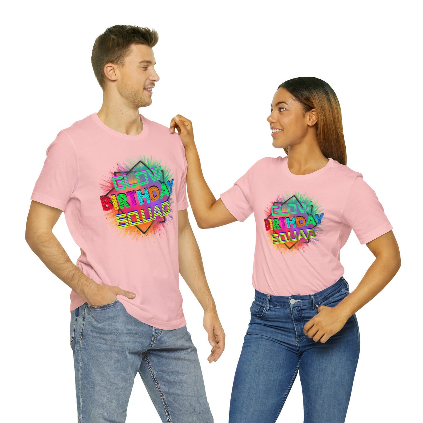 Glow Birthday Squad T-Shirt