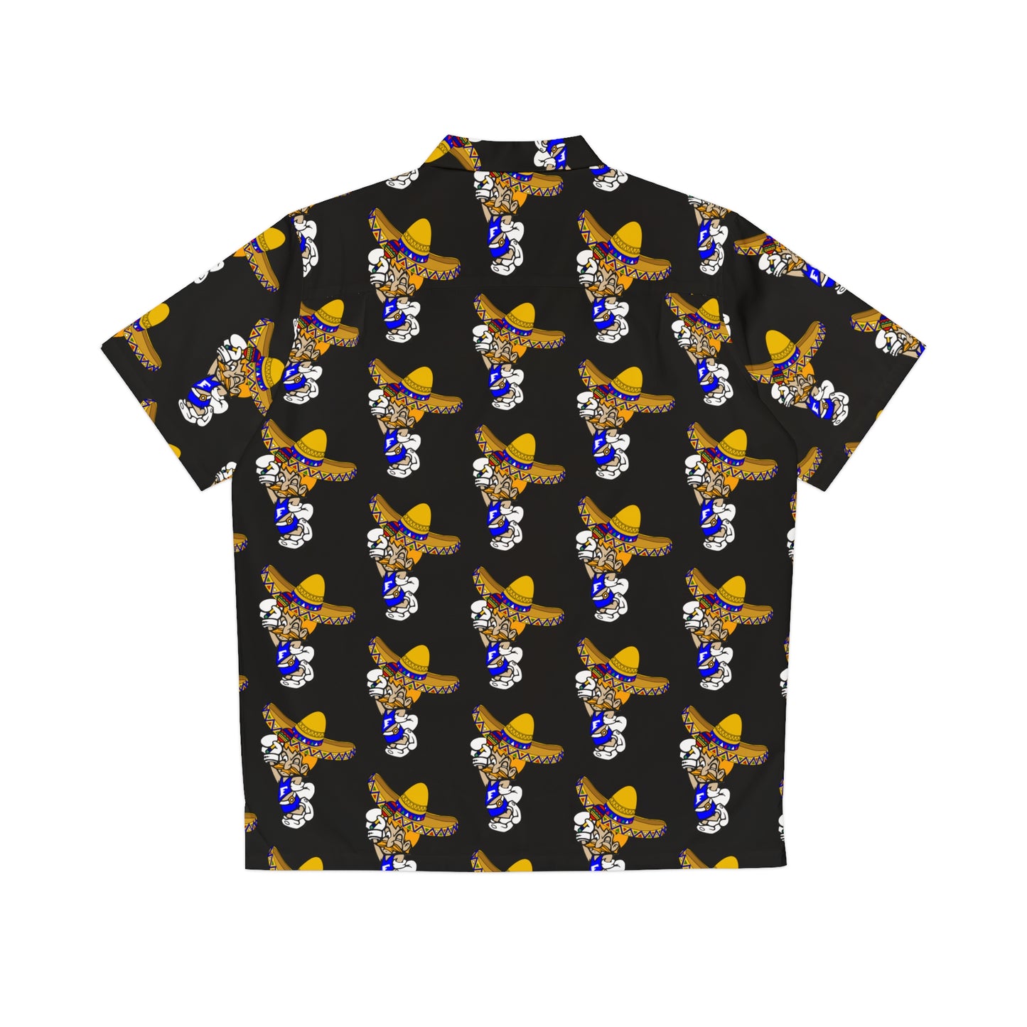 Freeburg Sombrero Midget Men's Hawaiian Shirt - Black
