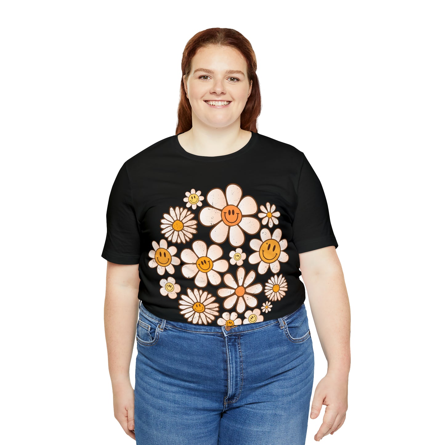 Distressed Smiling Daisies T-Shirt