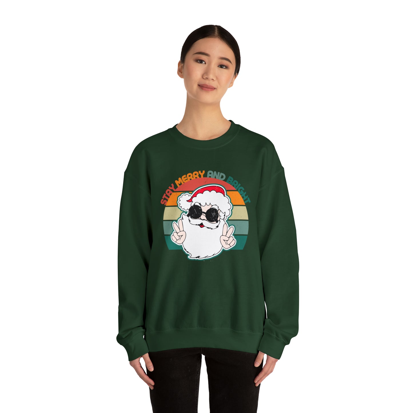 Stay Merry and Bright Heavyweight Crewneck Sweatshirt