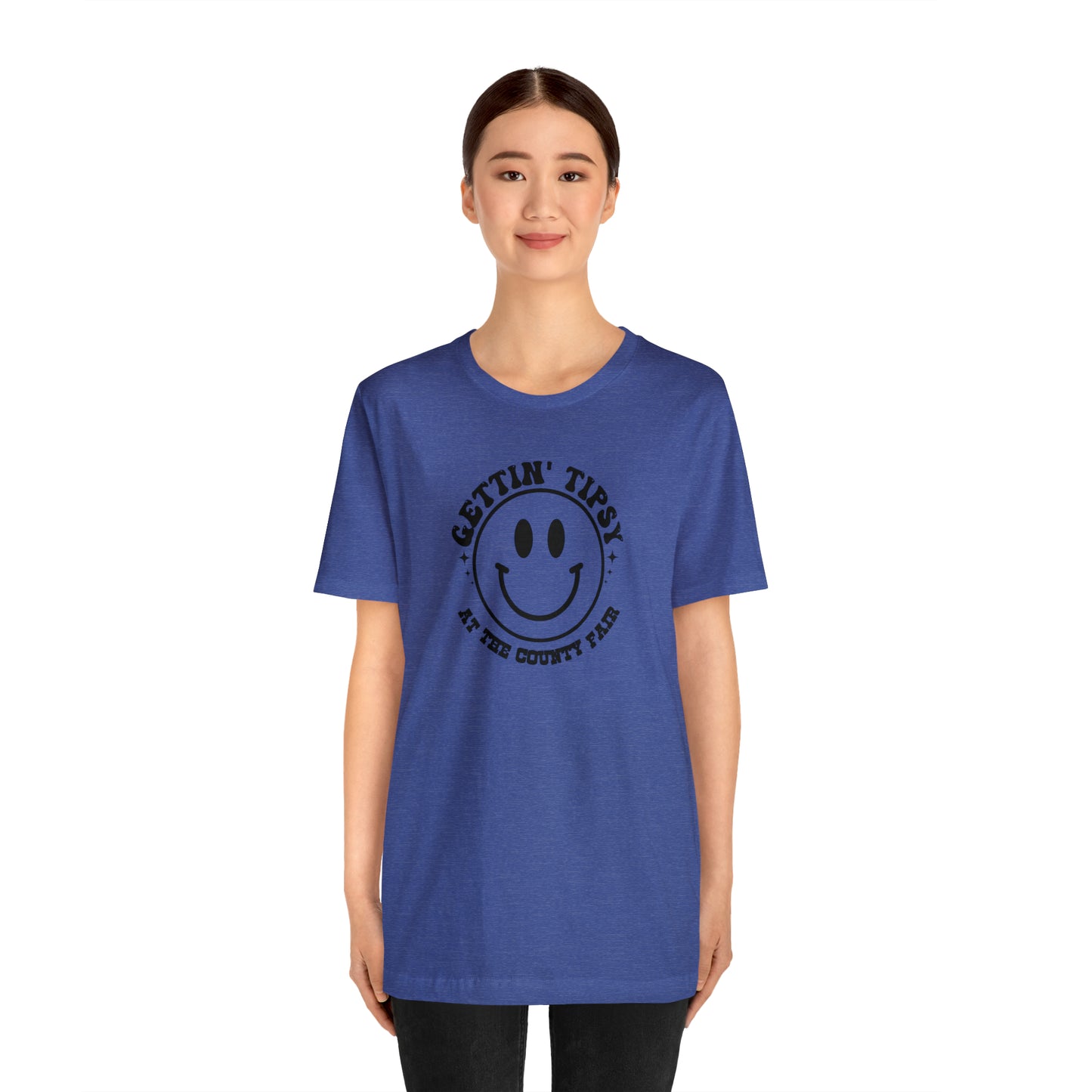 "Gettin' Tipsy at the County Fair" Unisex Jersey Short Sleeve Tee