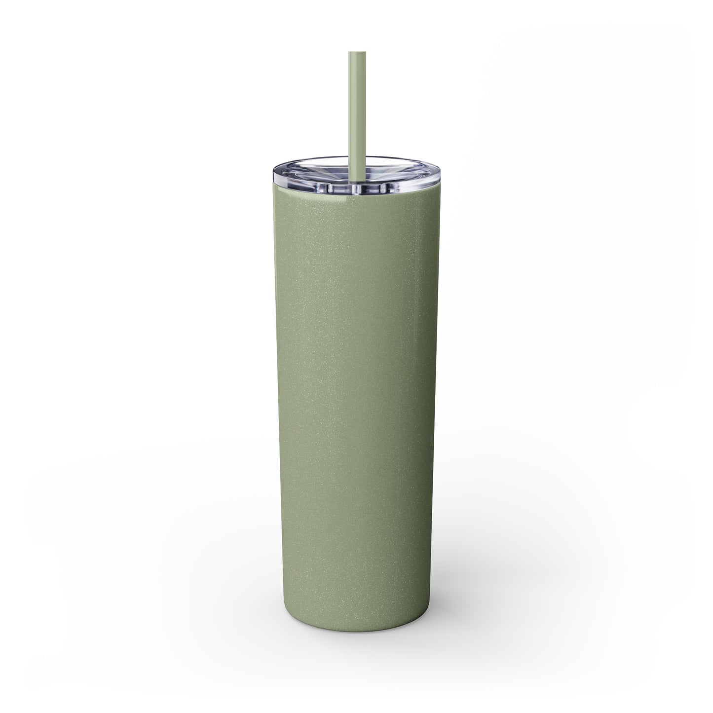 Country Cow Print Skinny Tumbler with Straw, 20oz