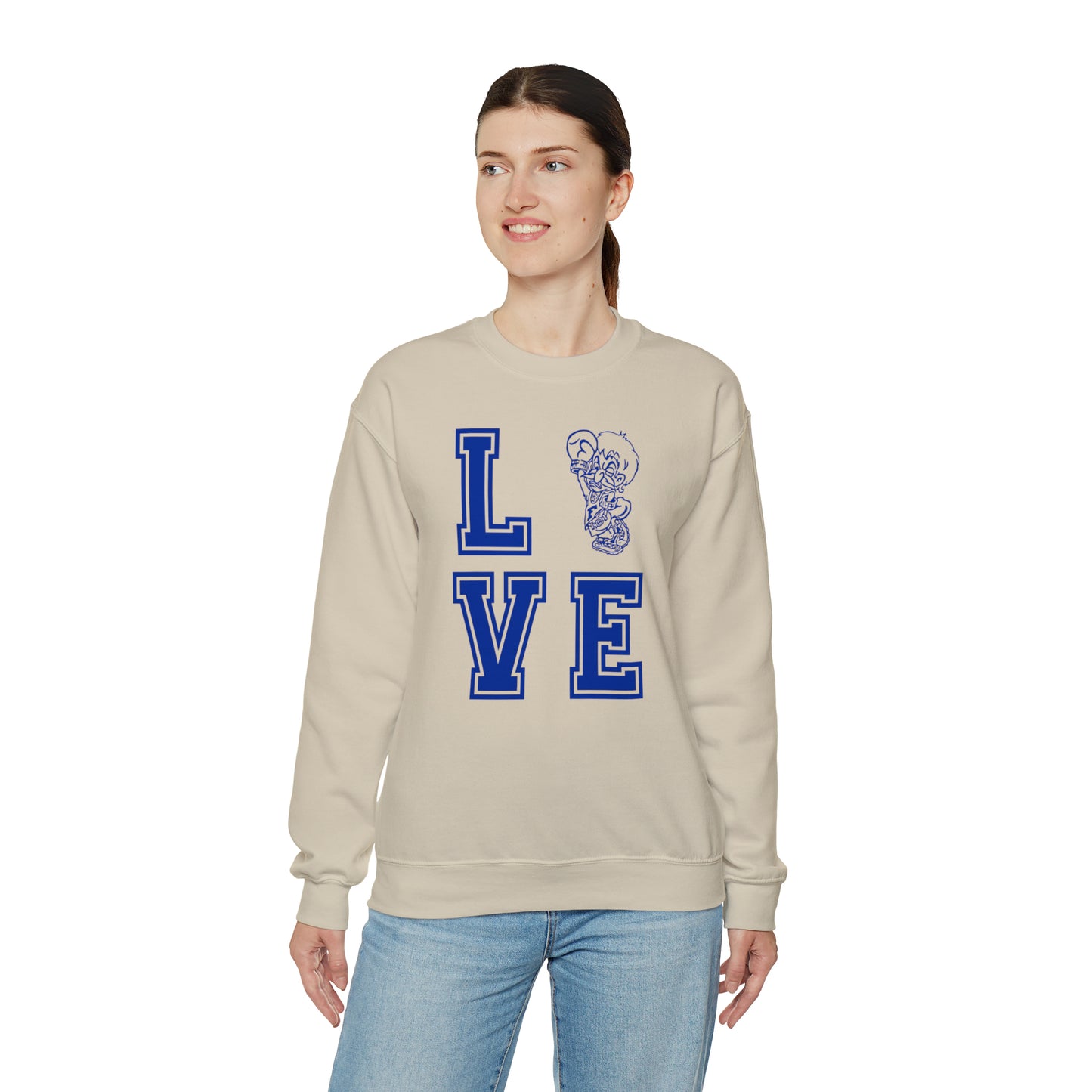 "Love Freeburg Midgets" Unisex Heavy Blend™ Crewneck Sweatshirt