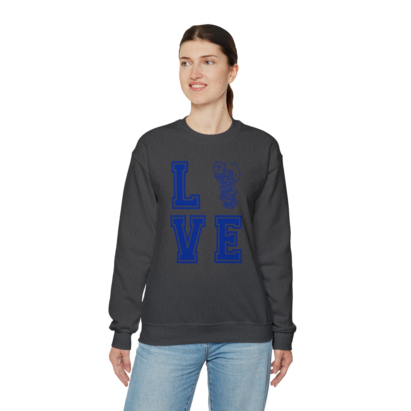 "Love Freeburg Midgets" Unisex Heavy Blend™ Crewneck Sweatshirt