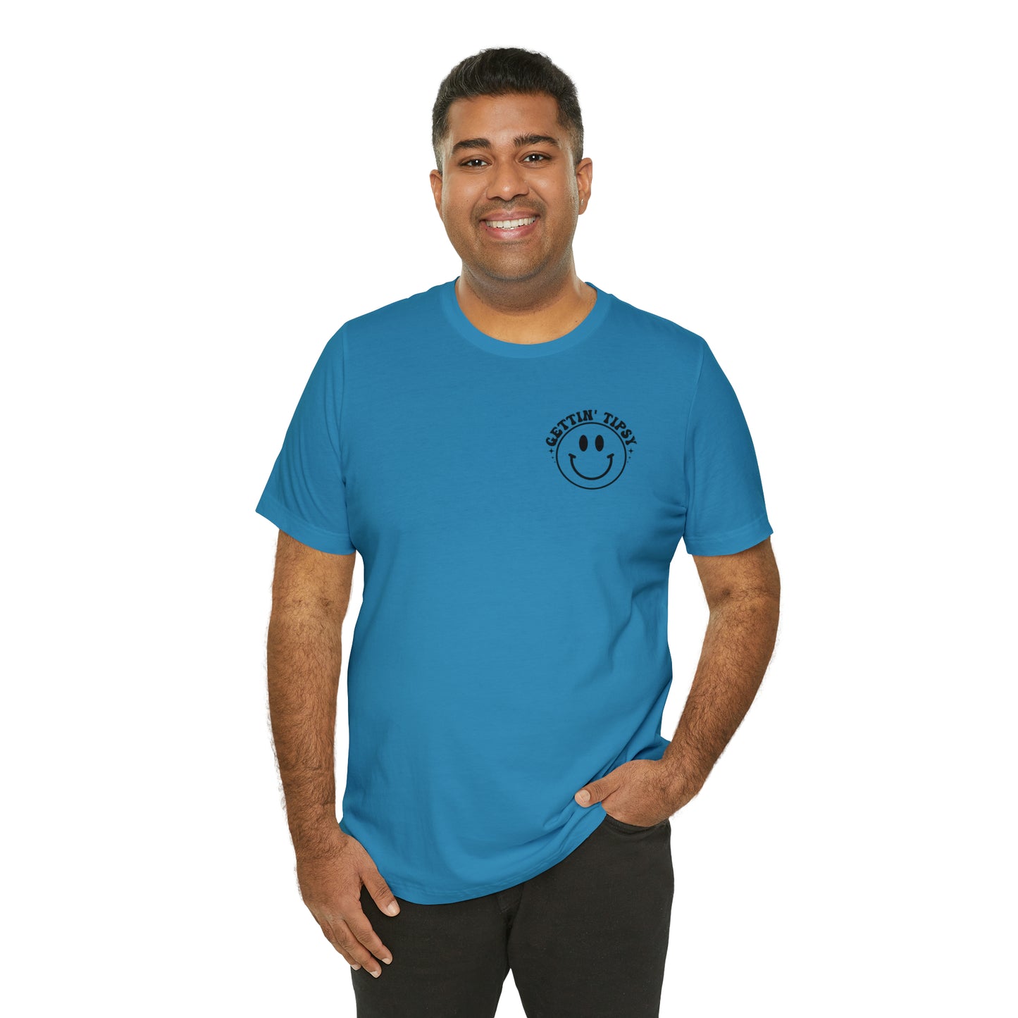 "Errbody in the Lake Gettin' Tipsy" (Front and Back Design) Unisex Jersey Short Sleeve Tee