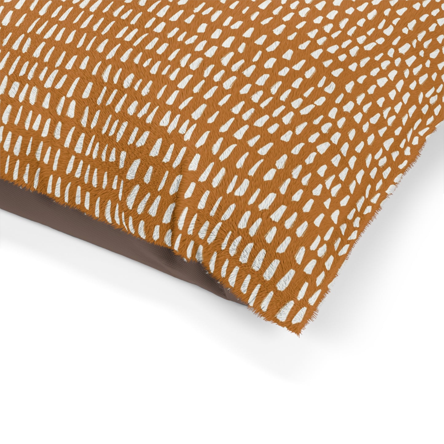 Boho Caramel Stripes Pet Bed