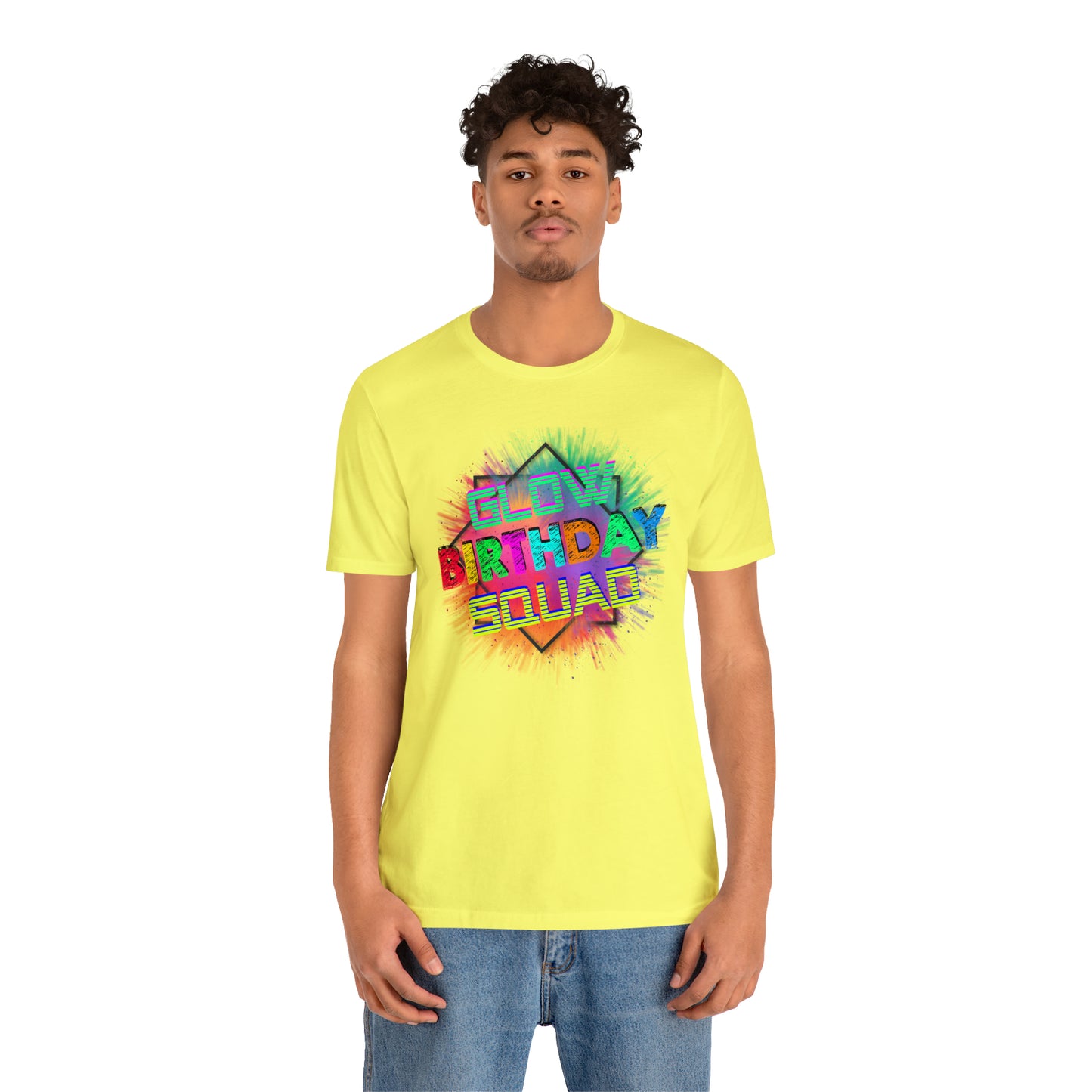 Glow Birthday Squad T-Shirt