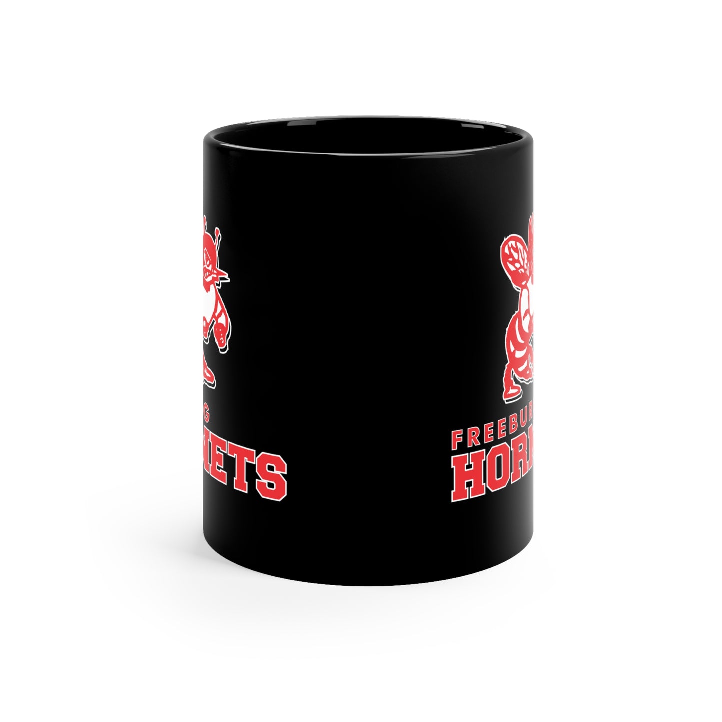 Freeburg Hornets 11oz Black Mug