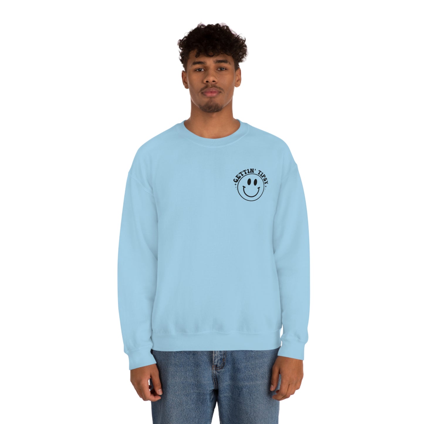 "Errbody in the Lake Gettin' Tipsy" (Front and Back Design) - Unisex Heavy Blend™ Crewneck Sweatshirt