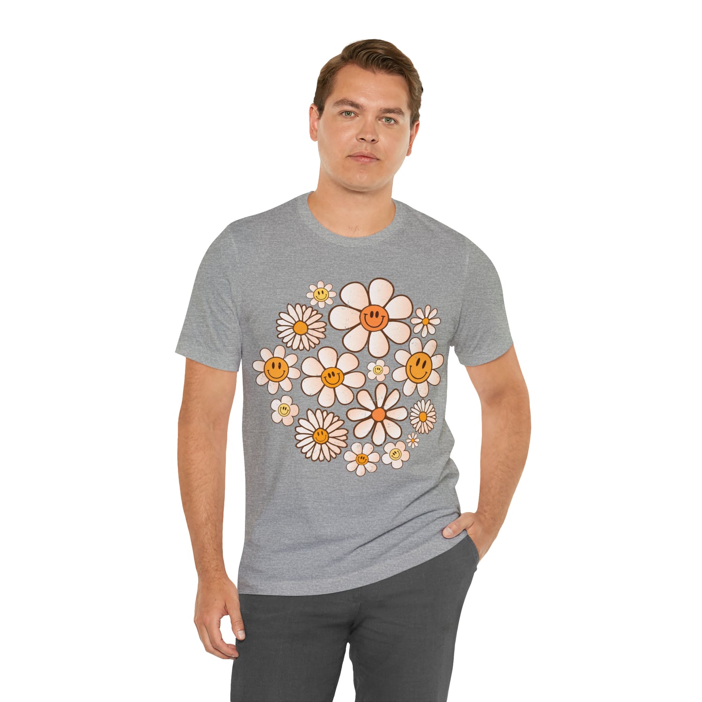 Distressed Smiling Daisies T-Shirt