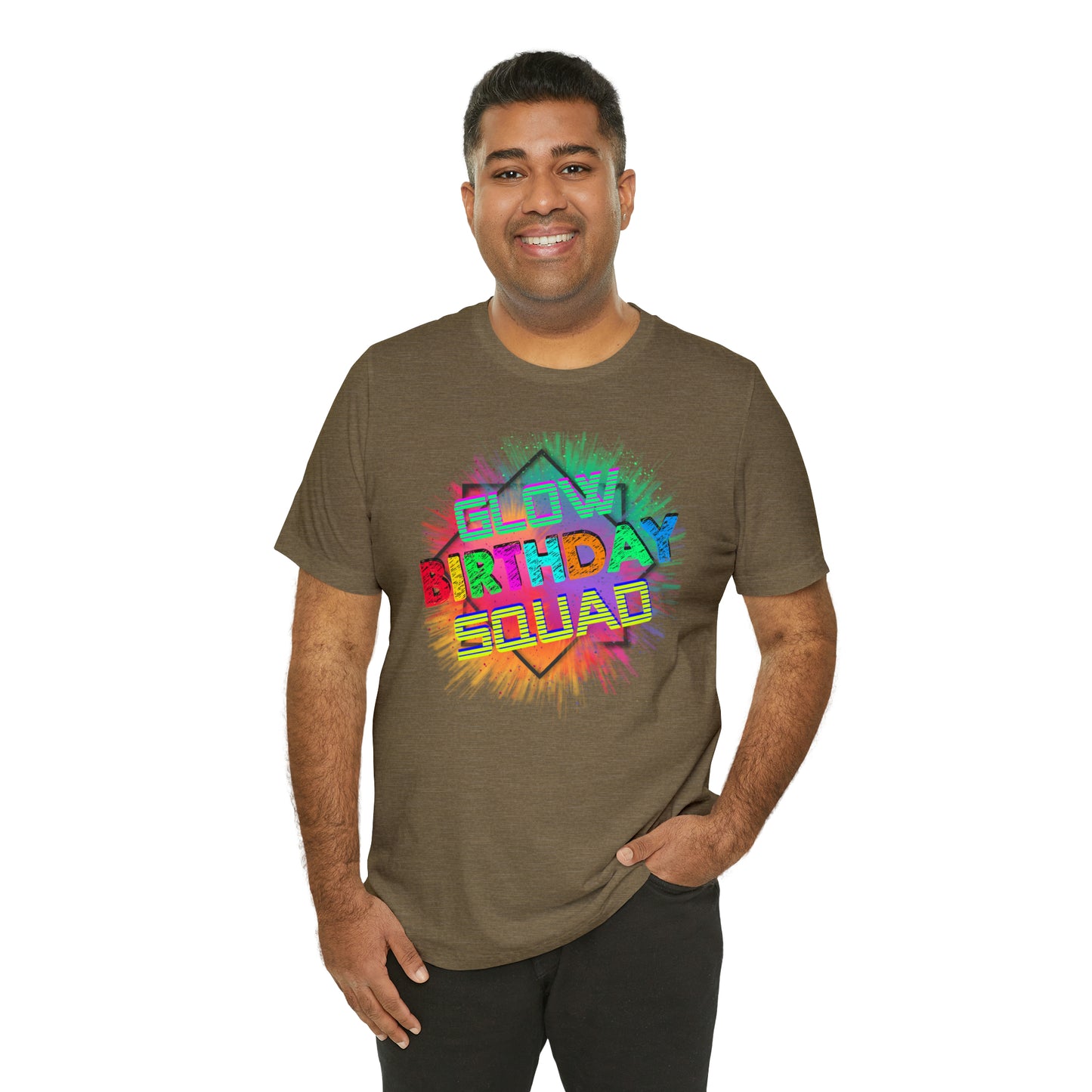 Glow Birthday Squad T-Shirt