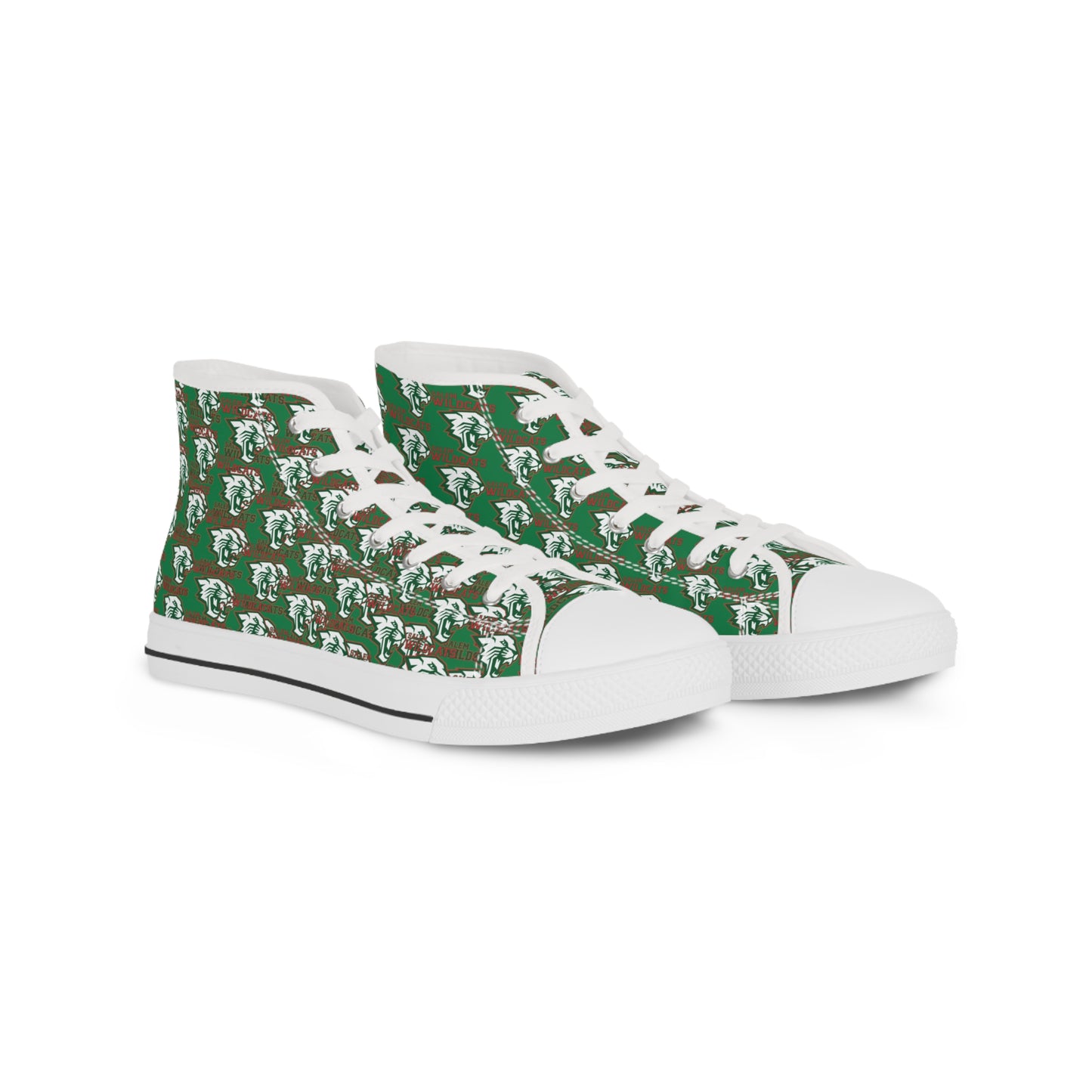 Salem Wildcat Men's High Top Sneakers - Green