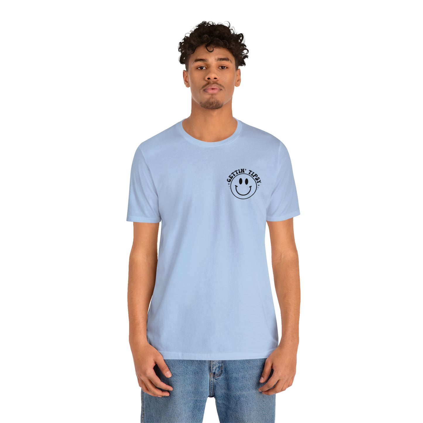 "Errbody in the Lake Gettin' Tipsy" (Front and Back Design) Unisex Jersey Short Sleeve Tee