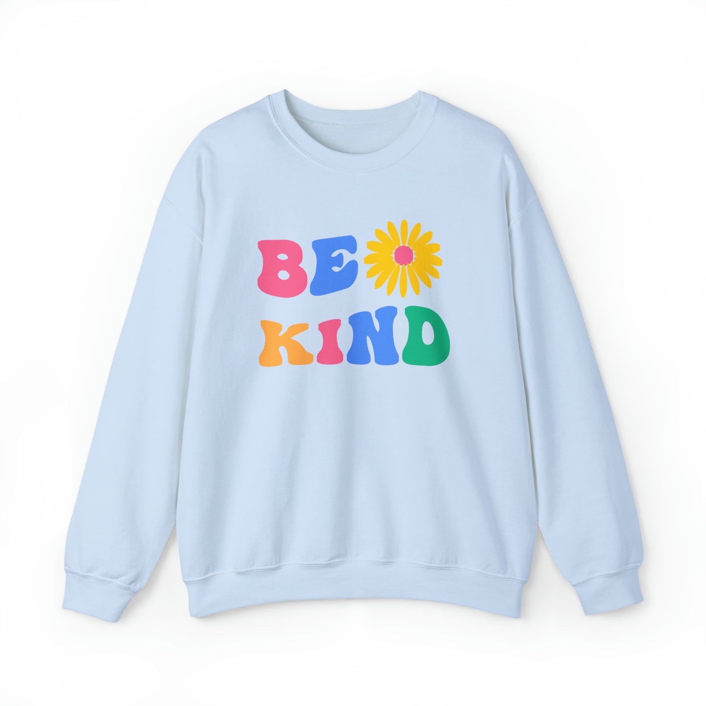 Be Kind Retro Warm Colored Unisex Heavy Blend™ Crewneck Sweatshirt