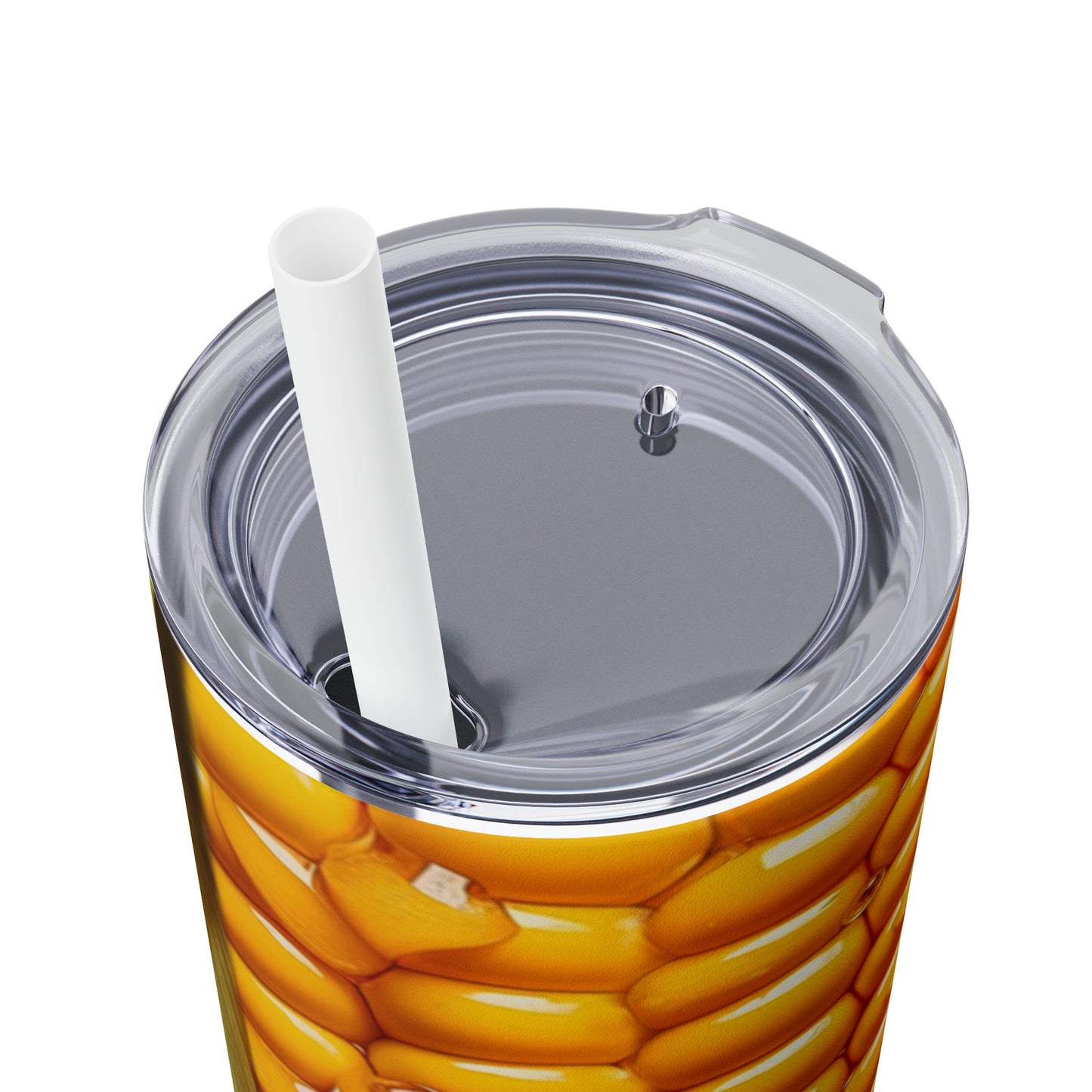 Ear of Corn/ Corn on the Cob Country Farming Skinny Tumbler with Straw, 20oz
