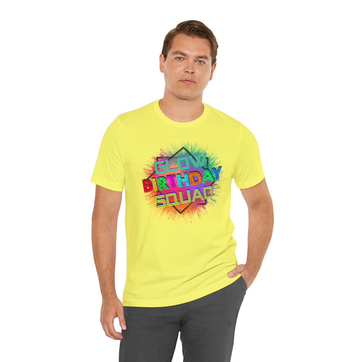 Glow Birthday Squad T-Shirt