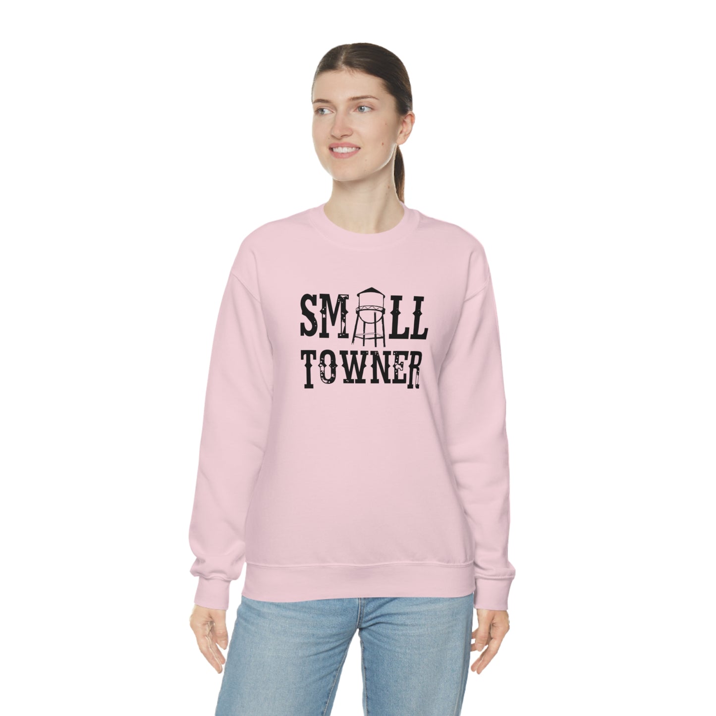 "Small Towner" - Unisex Heavy Blend™ Crewneck Sweatshirt