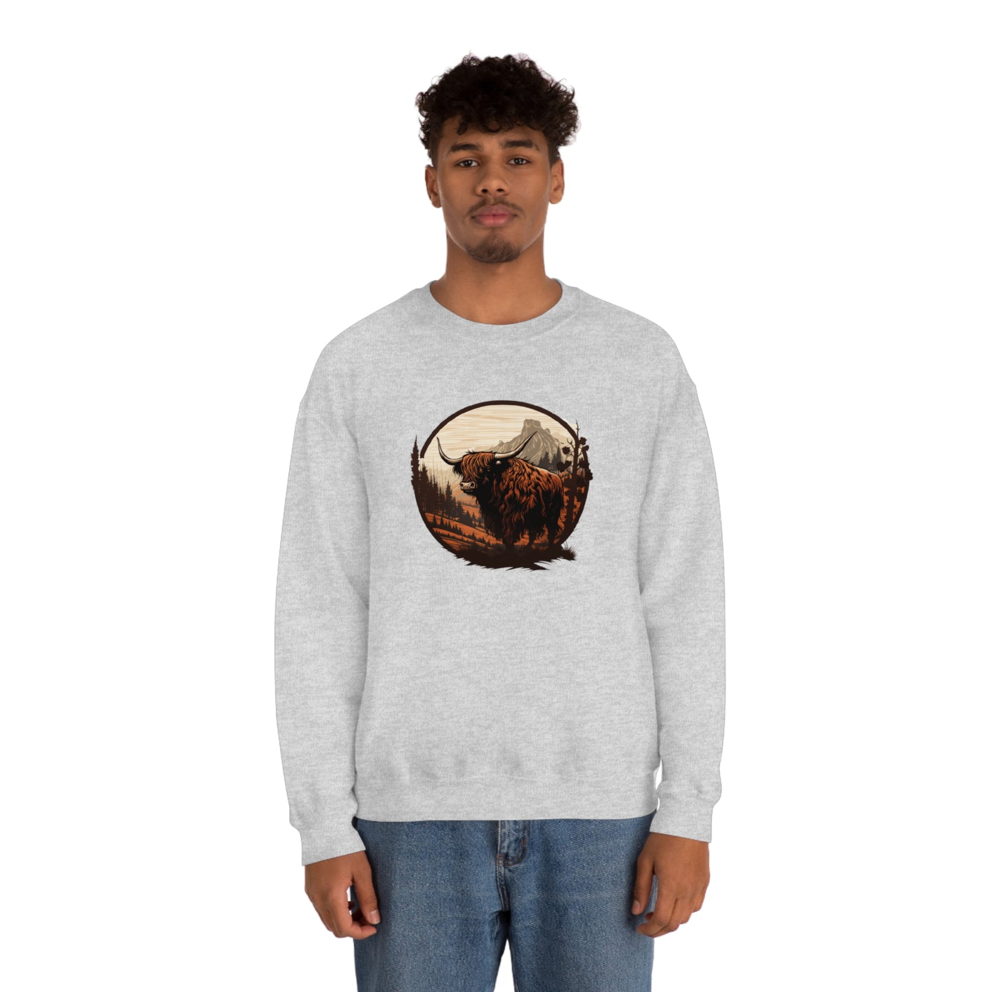 Vintage Buffalo Unisex Heavy Blend™ Crewneck Sweatshirt