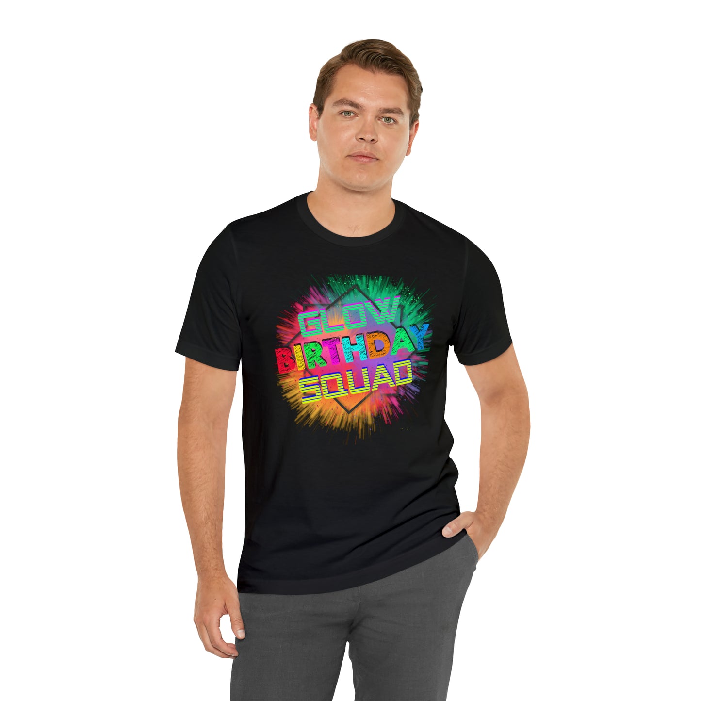 Glow Birthday Squad T-Shirt