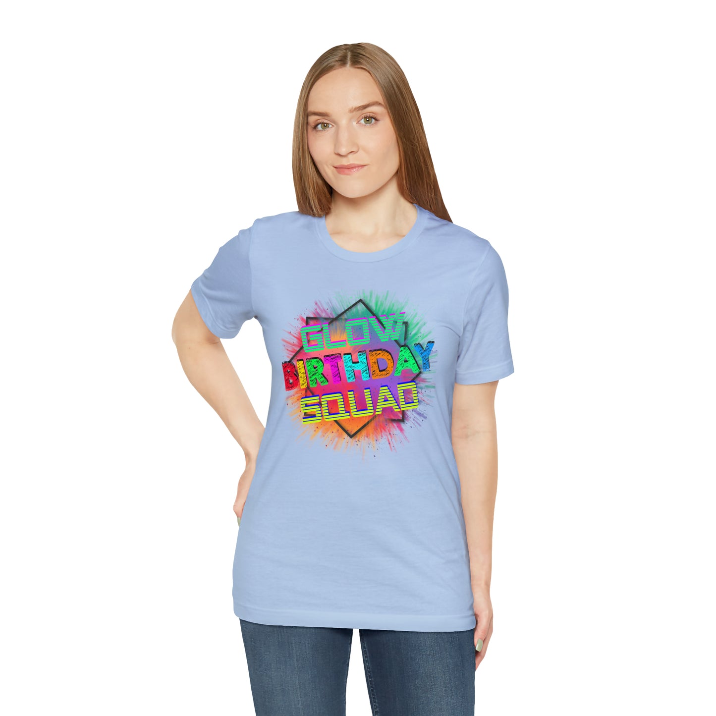 Glow Birthday Squad T-Shirt