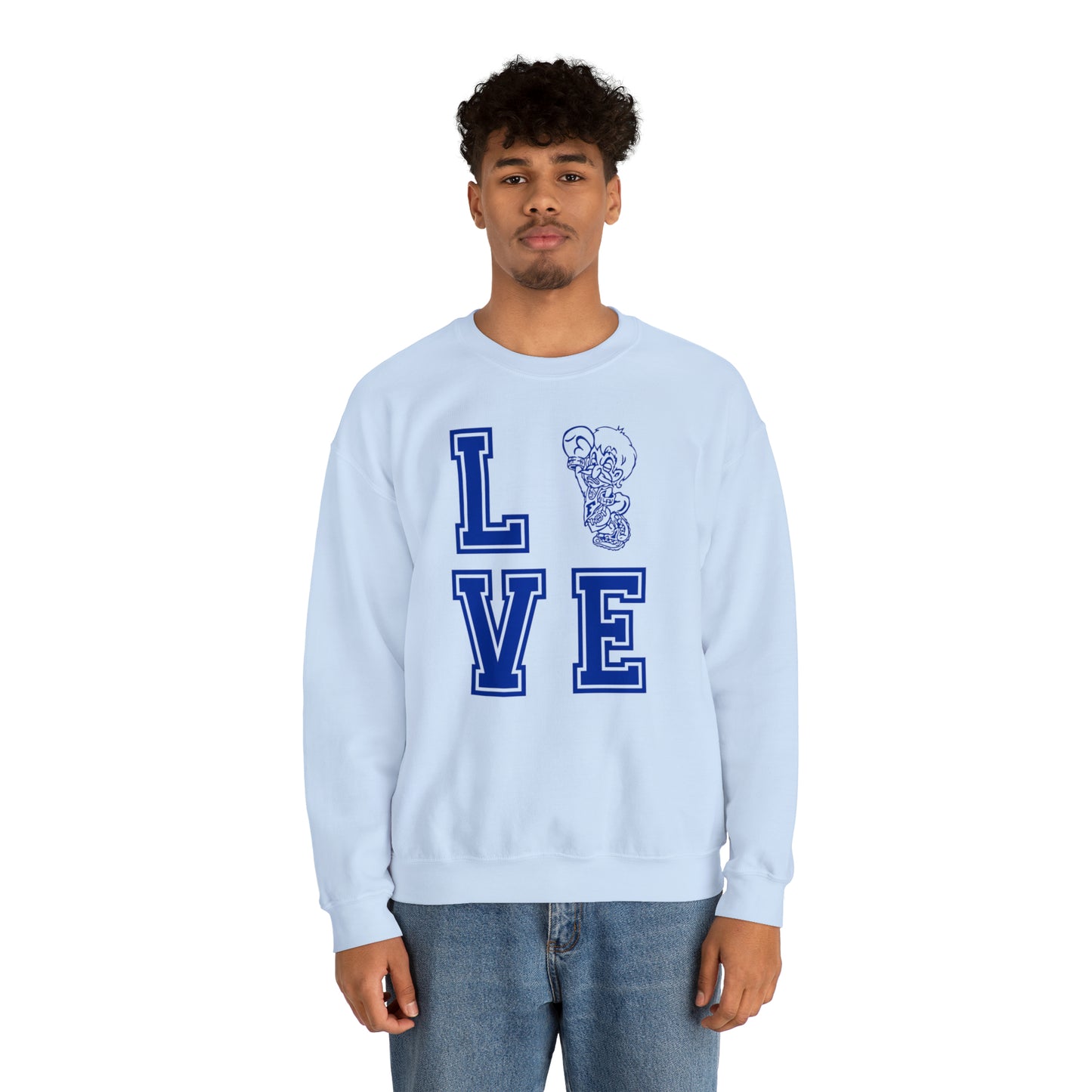 "Love Freeburg Midgets" Unisex Heavy Blend™ Crewneck Sweatshirt