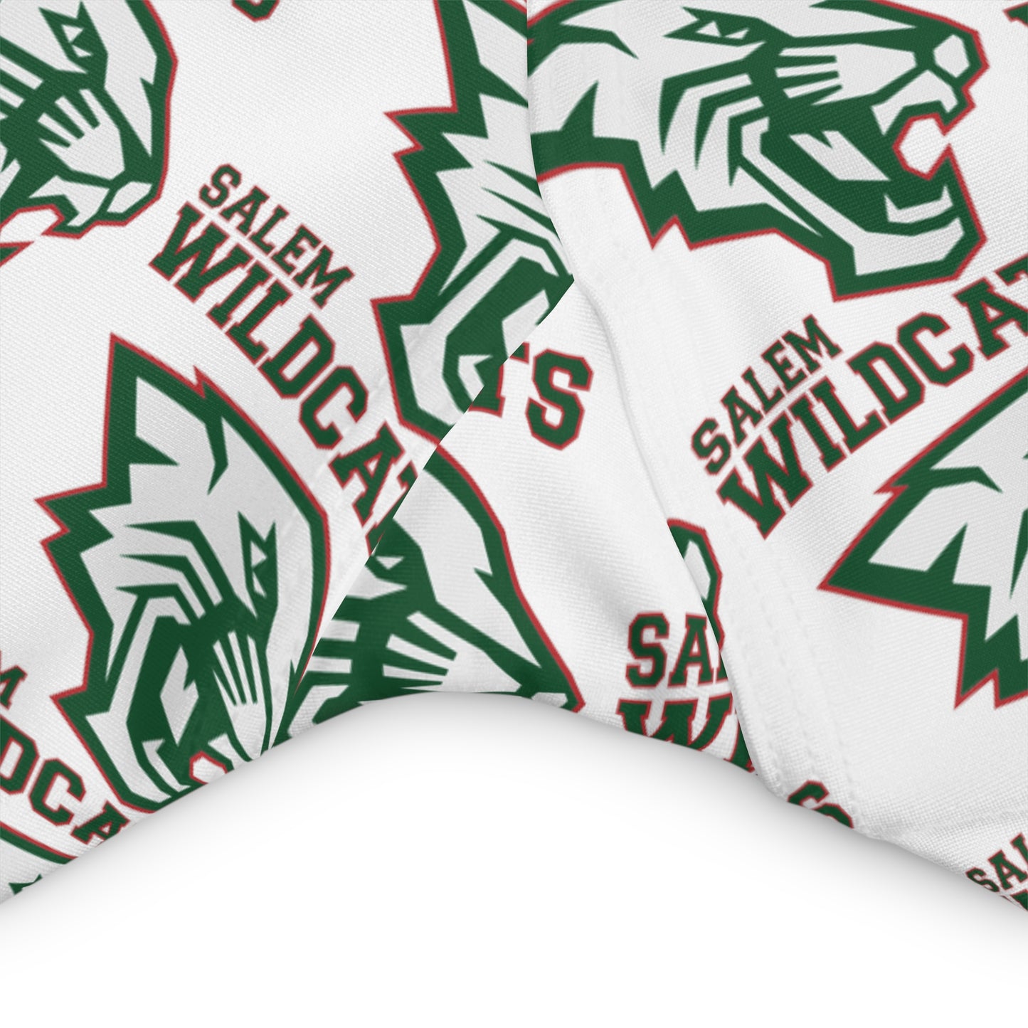 Salem Wildcats High Waisted Yoga Shorts - White