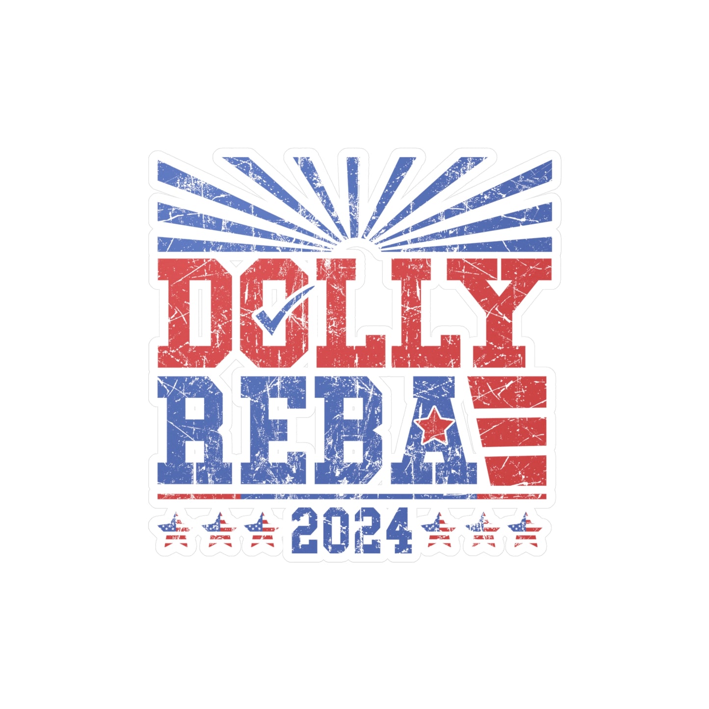 Dolly and Reba for President 2024 Vinyl Decal/Sticker