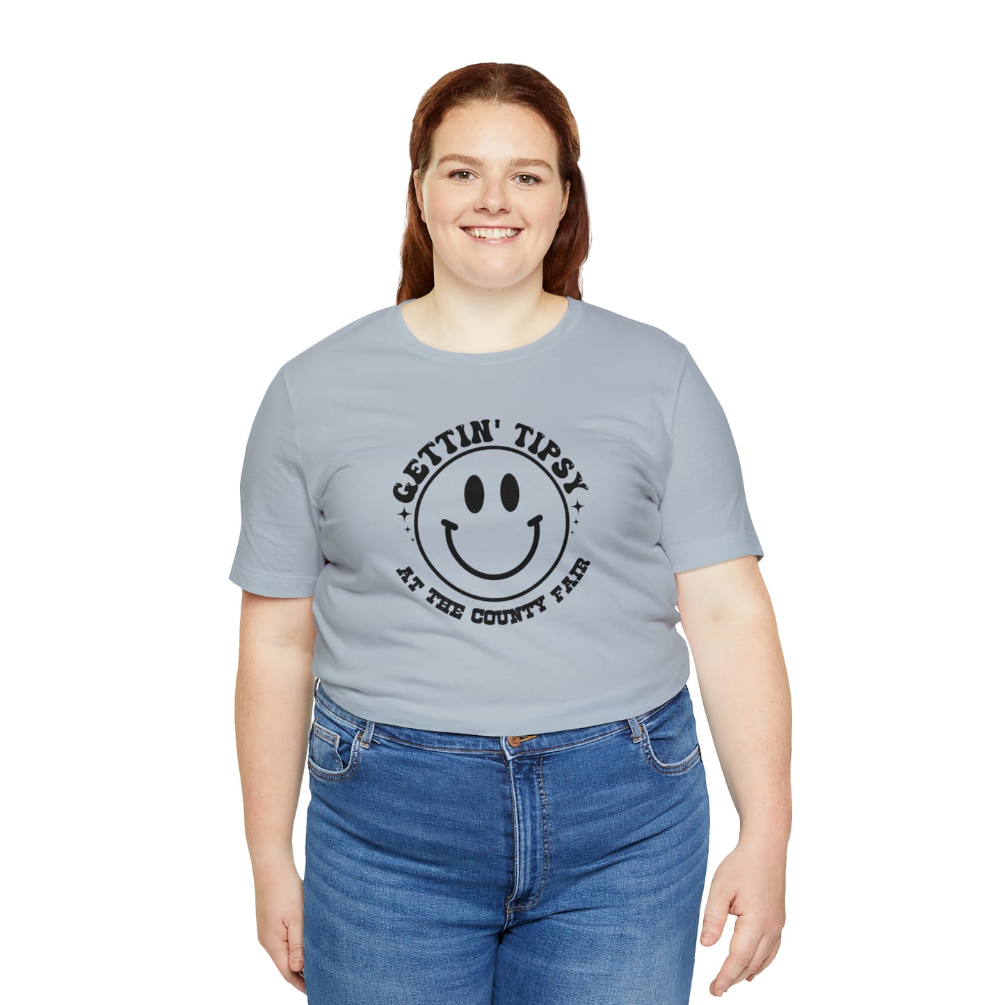 "Gettin' Tipsy at the County Fair" Unisex Jersey Short Sleeve Tee
