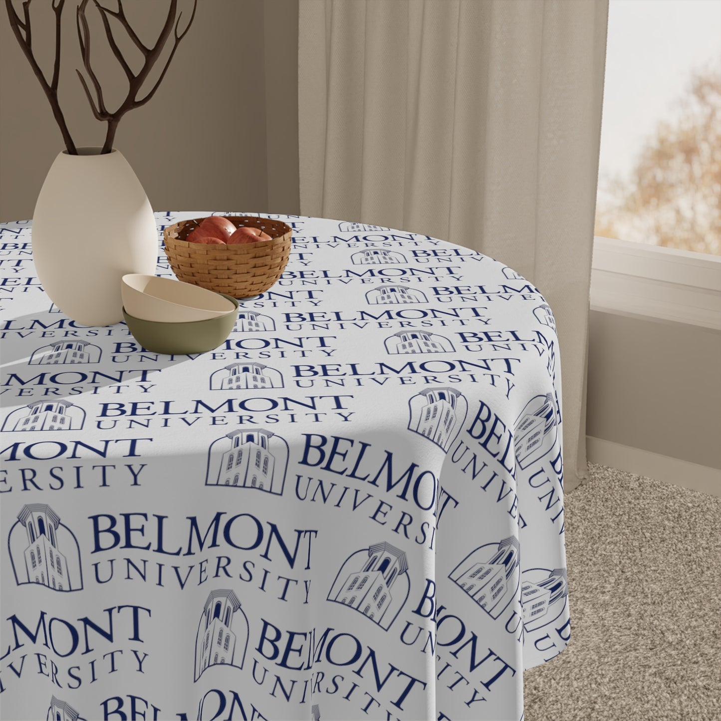 Belmont University Bell Tower Tablecloth