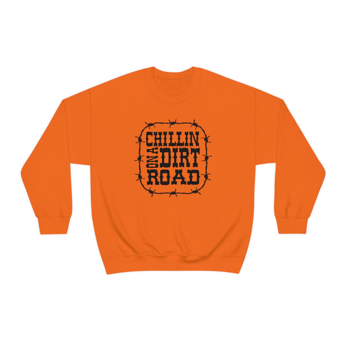 "Chillin' on a Dirt Road" - Unisex Heavy Blend™ Crewneck Sweatshirt