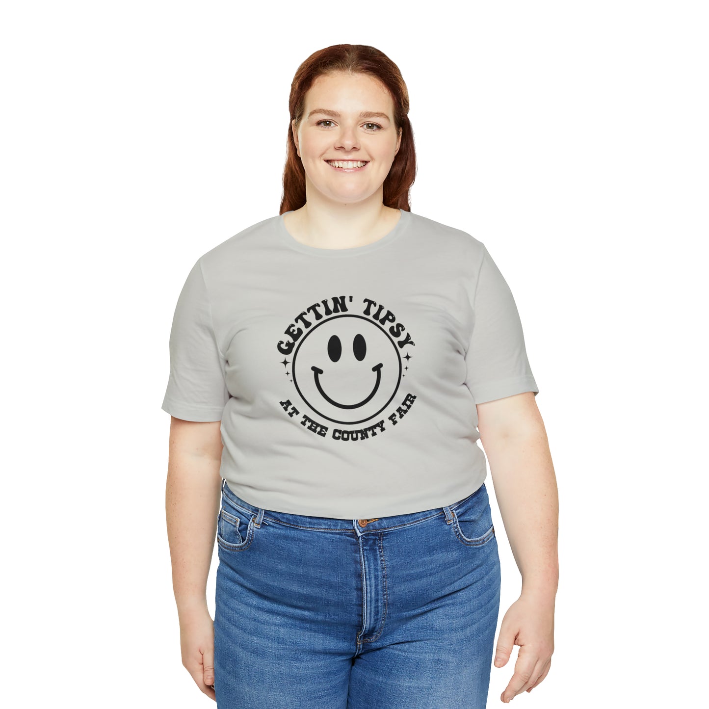 "Gettin' Tipsy at the County Fair" Unisex Jersey Short Sleeve Tee