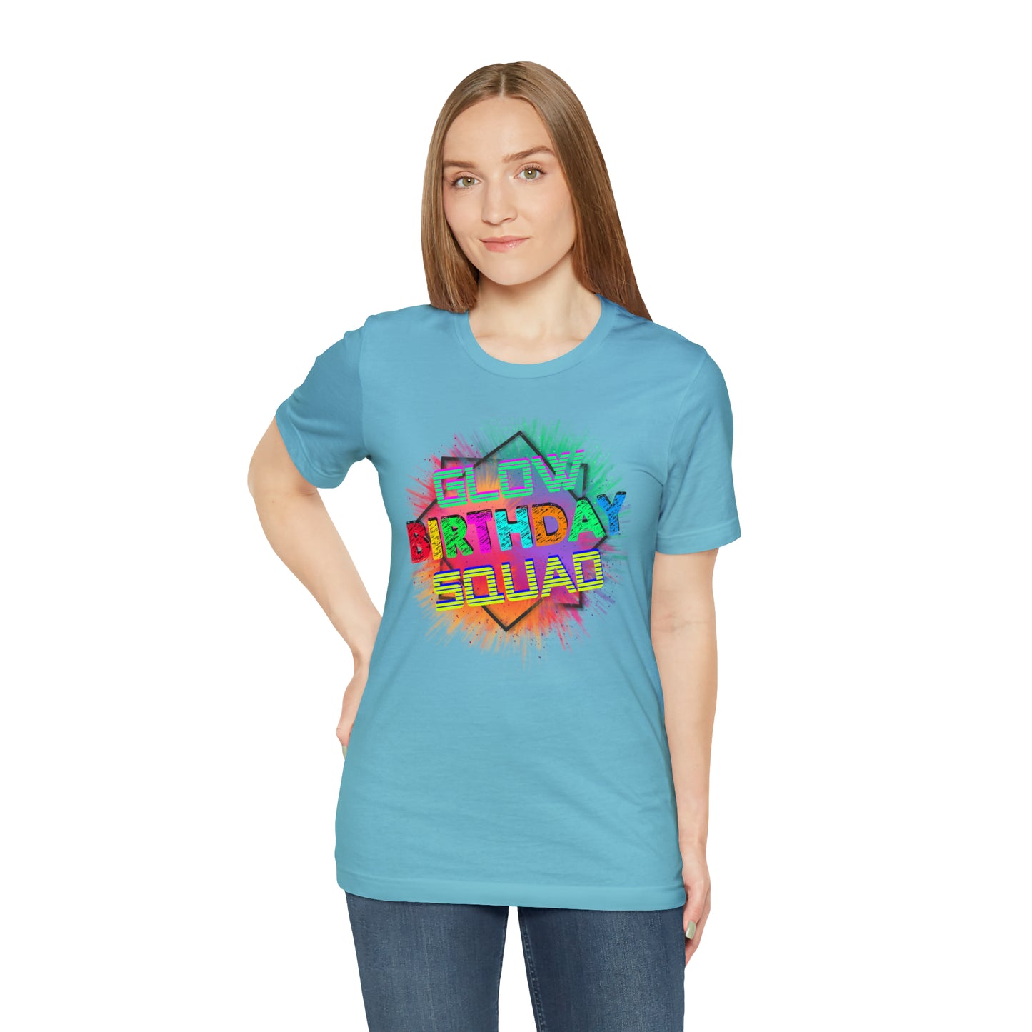 Glow Birthday Squad T-Shirt