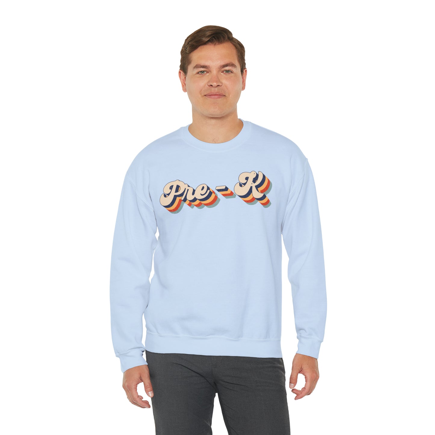 Retro Pre-K Unisex Heavy Blend™ Crewneck Sweatshirt