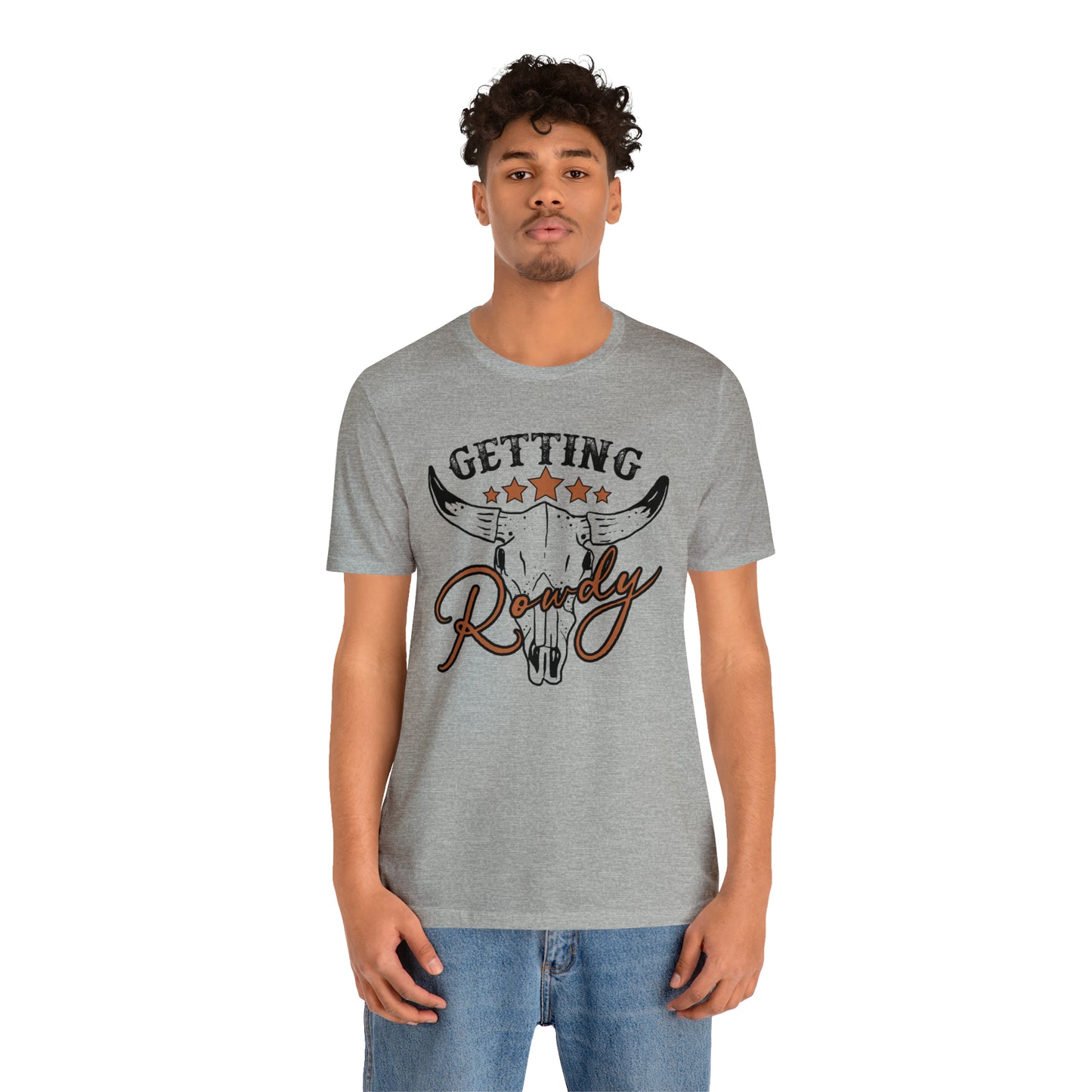 Vintage Getting Rowdy Party/ Bridesmaid/ Groomsman T-Shirt - Black Ink