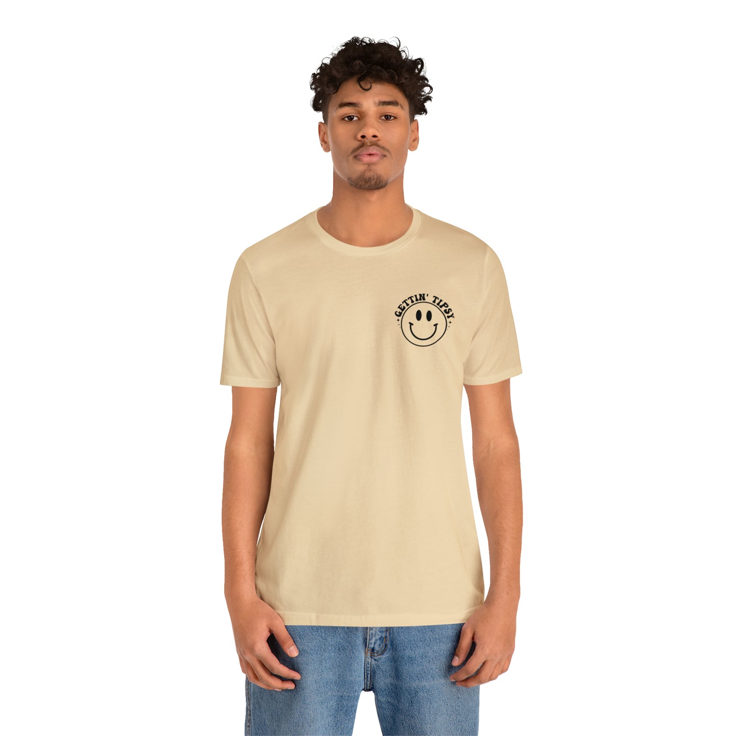 "Errbody in the Lake Gettin' Tipsy" (Front and Back Design) Unisex Jersey Short Sleeve Tee