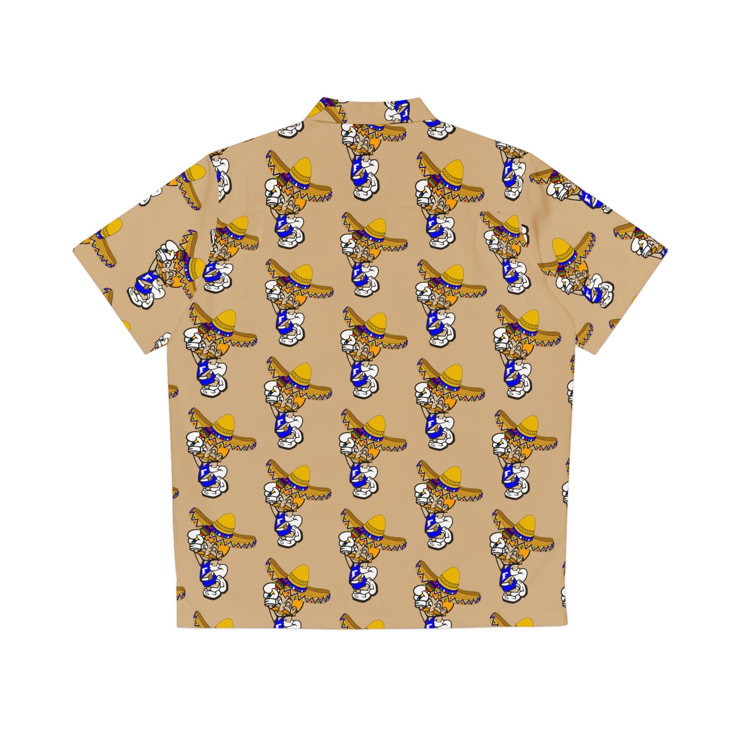 Freeburg Sombrero Midget Men's Hawaiian Shirt - Tan