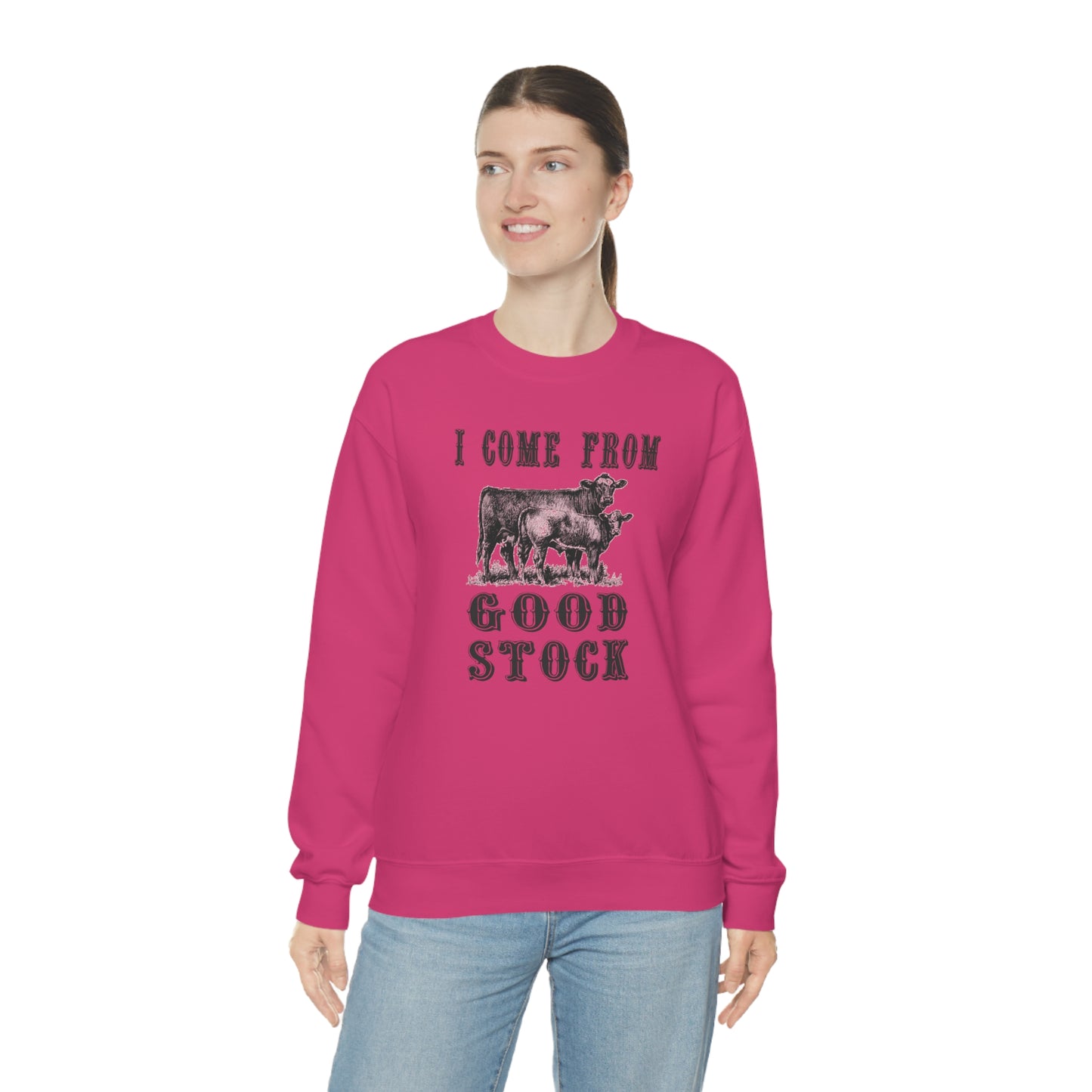 "I come from Good Stock" - Unisex Heavy Blend™ Crewneck Sweatshirt
