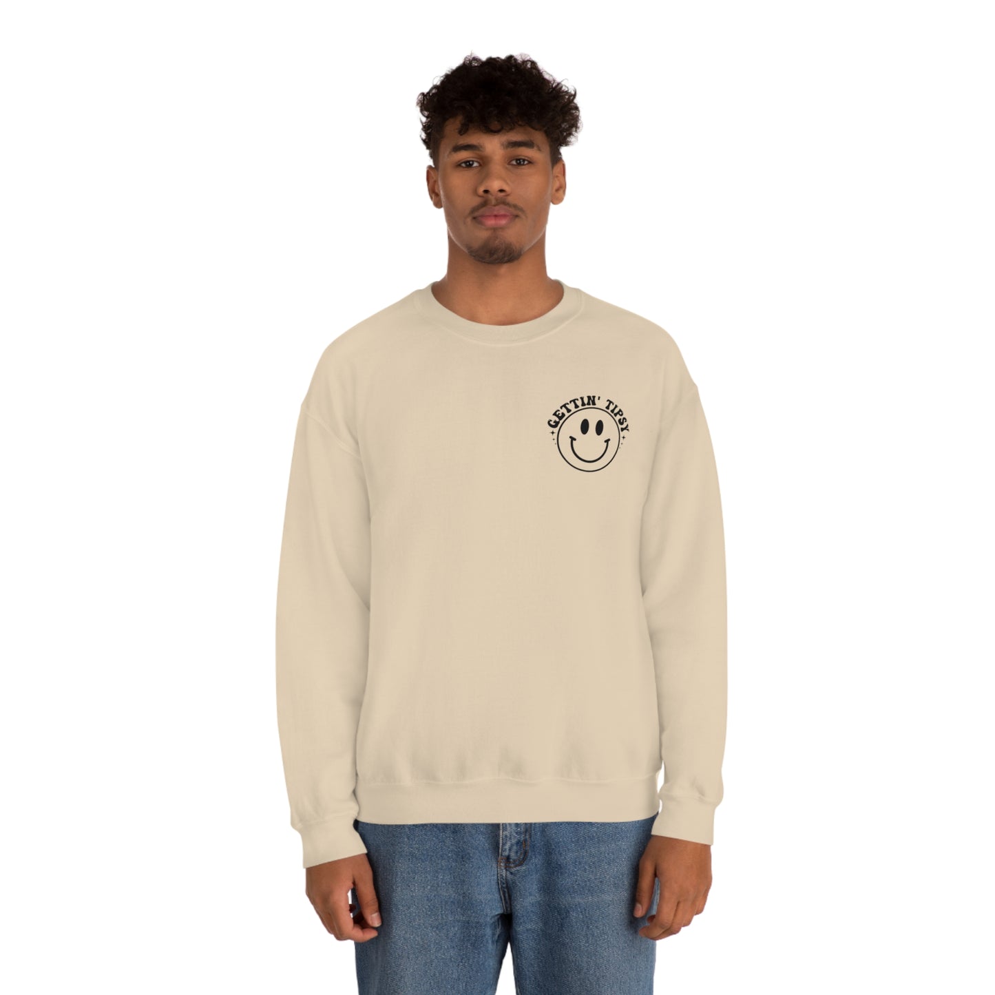 "Errbody in the Lake Gettin' Tipsy" (Front and Back Design) - Unisex Heavy Blend™ Crewneck Sweatshirt