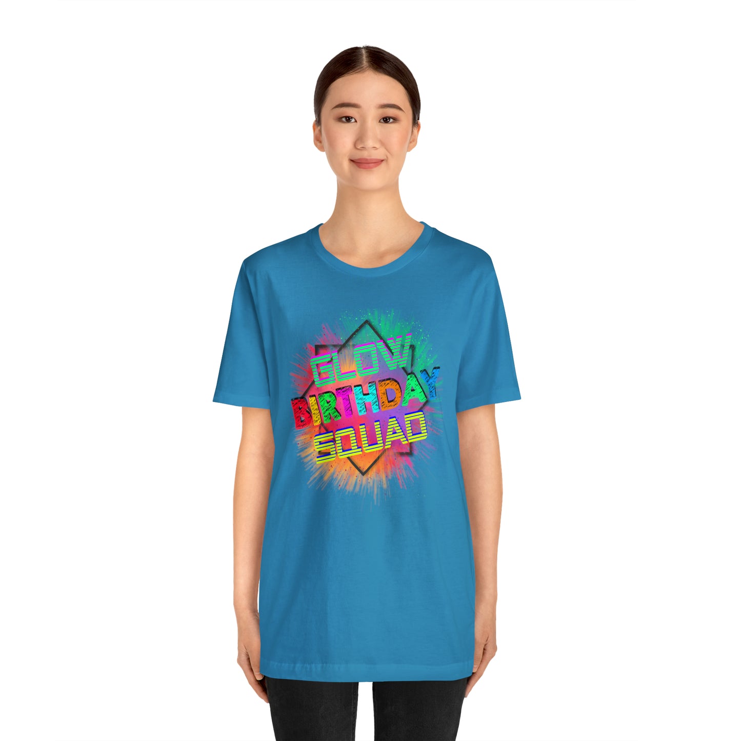 Glow Birthday Squad T-Shirt