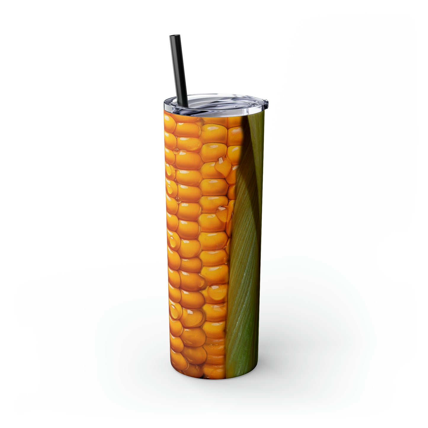 Ear of Corn/ Corn on the Cob Country Farming Skinny Tumbler with Straw, 20oz