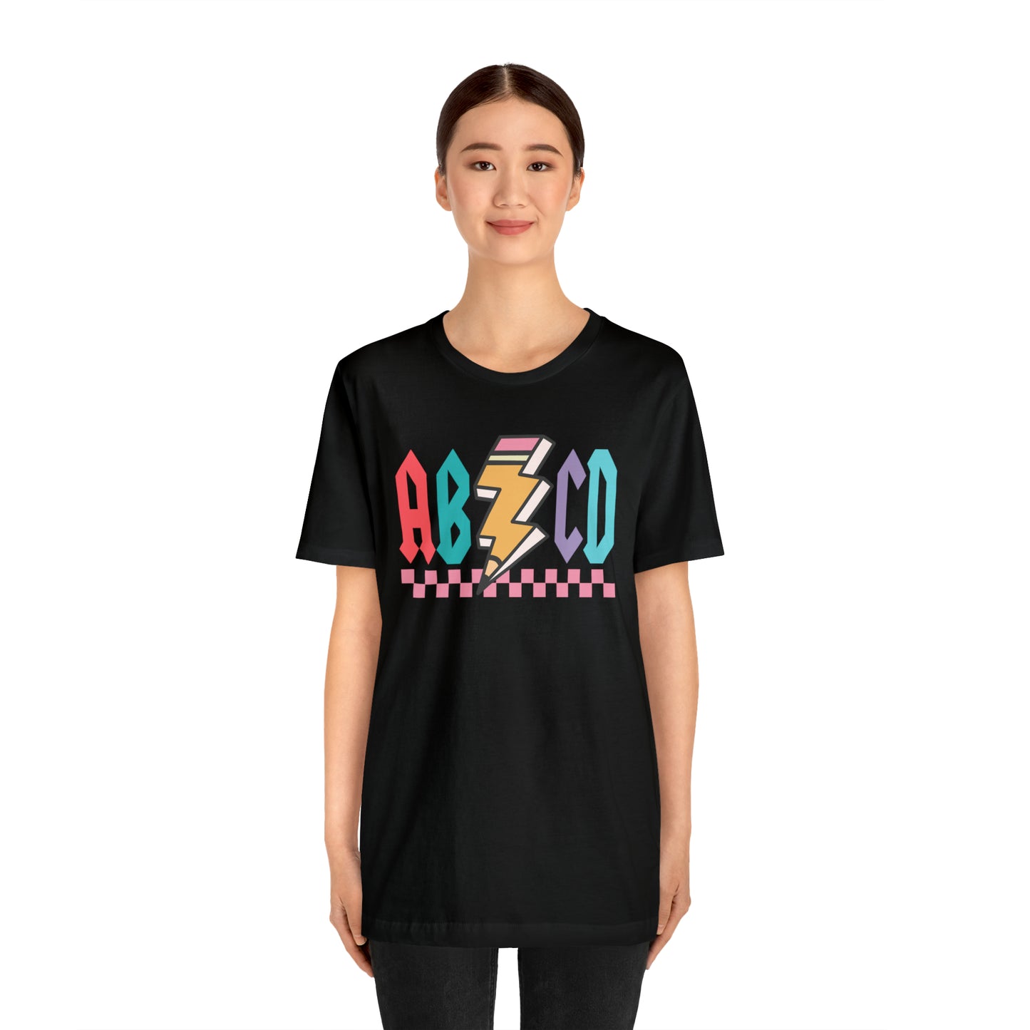 Vintage ABCD Teacher T-Shirt